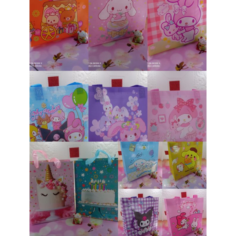 

paperbag karakter unicorn/ birthday serbaguna