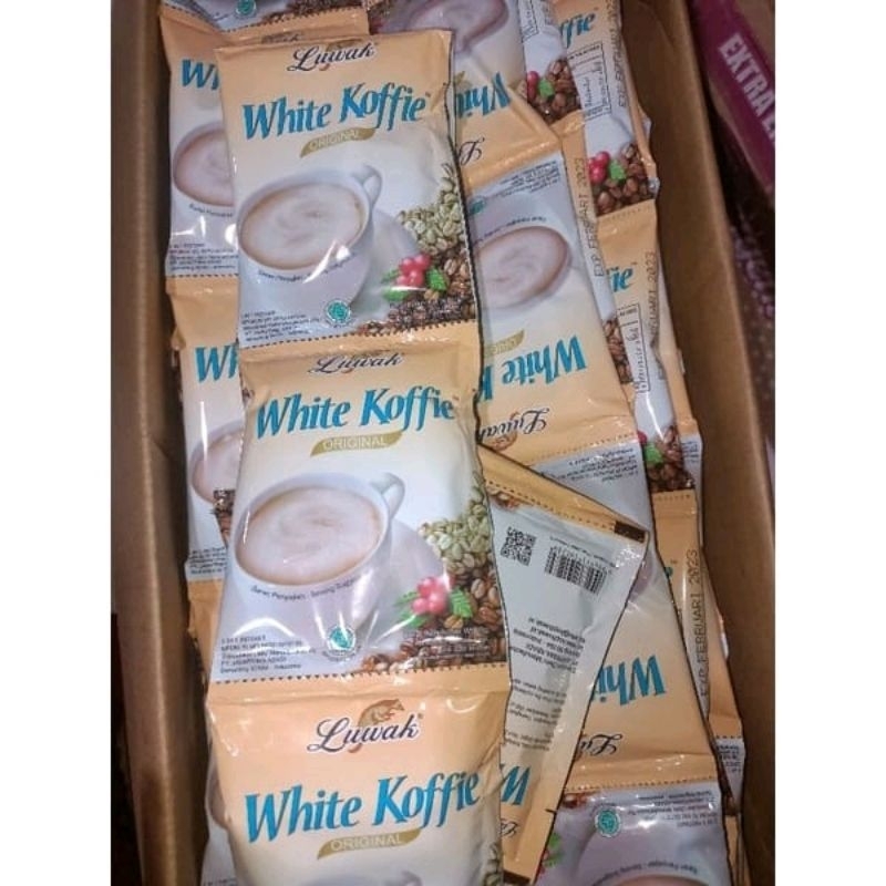

Luwak White Koffie Original isi 10 pcs x20gr