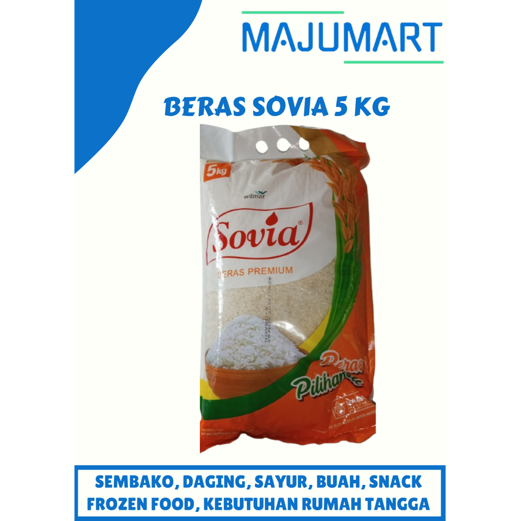 

Beras Sovia 5 KG Premiumm