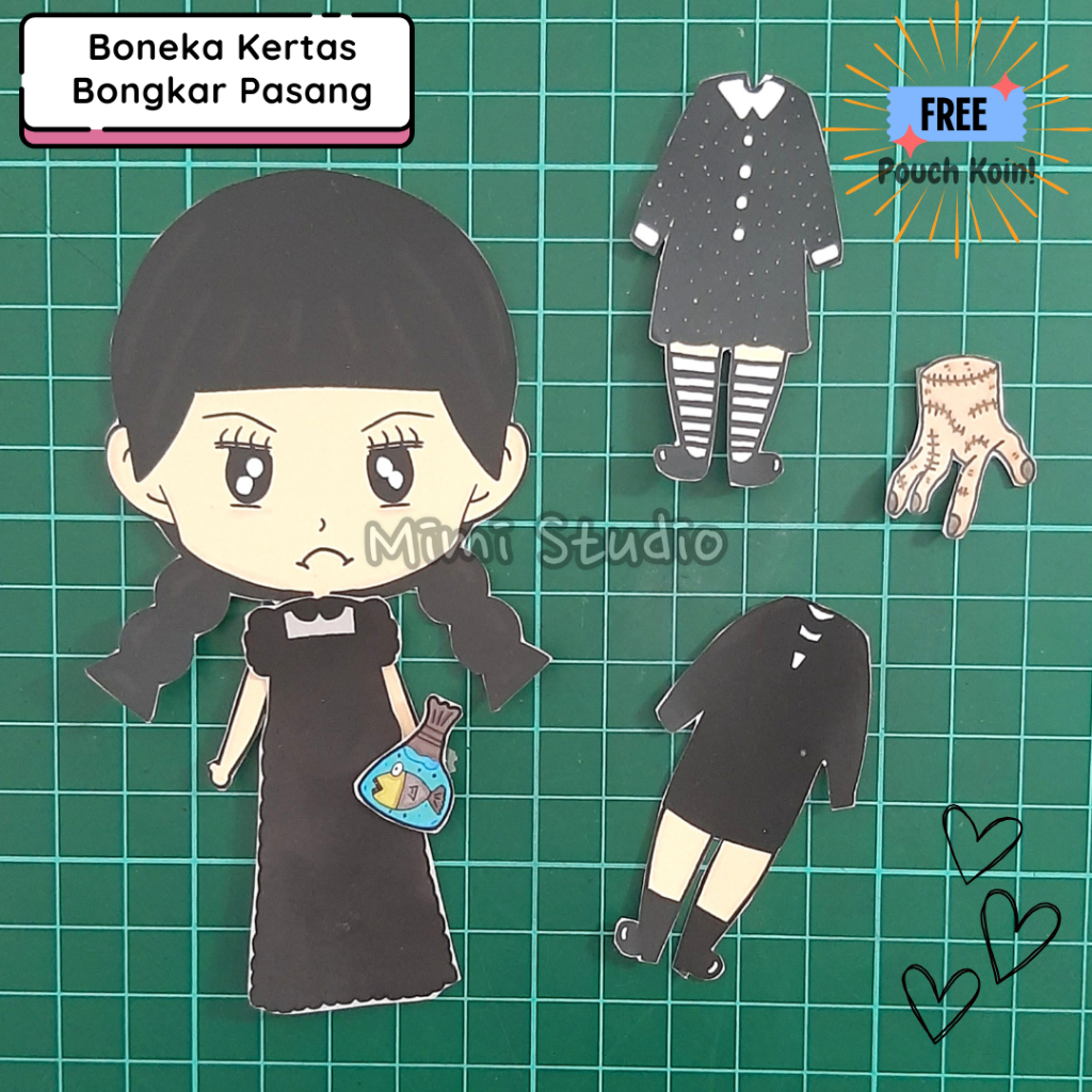 Boneka Kertas Bp Bpan Bongkar Pasang