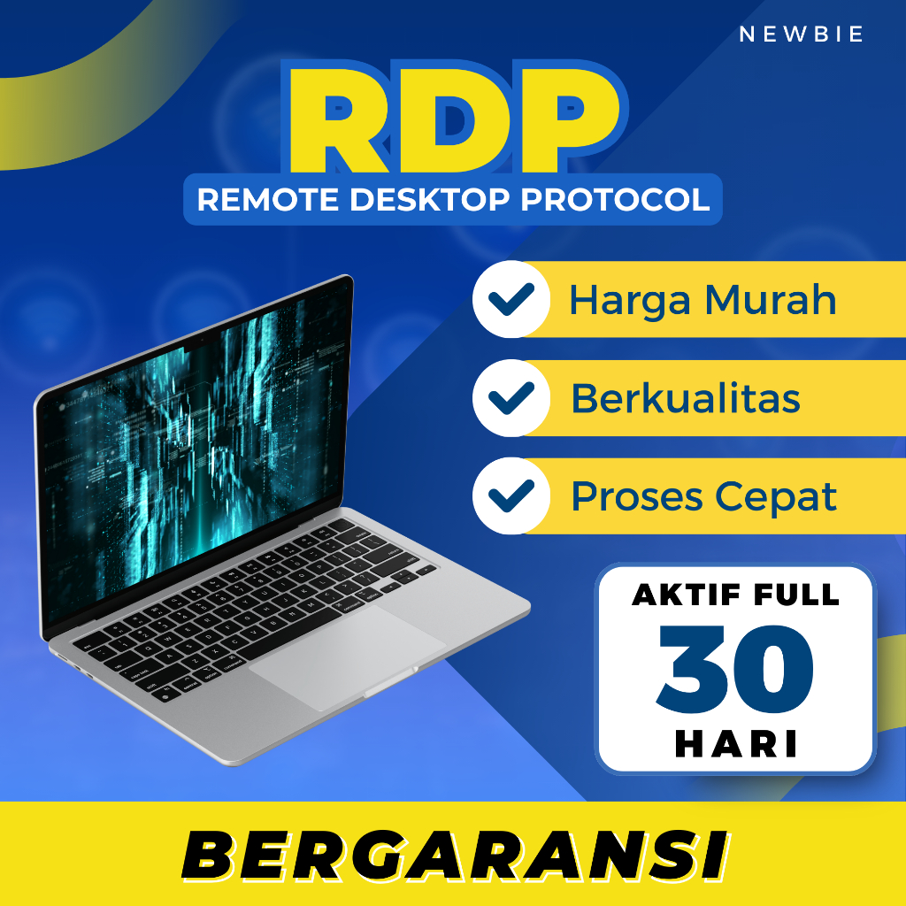 RDP Windows 1 Bulan FULL GARANSI
