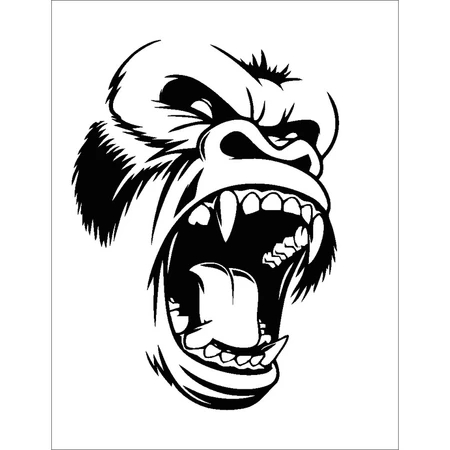 cuting sticker kingkong - cutting stiker kingkong mobil dan motor stiker variasi keren