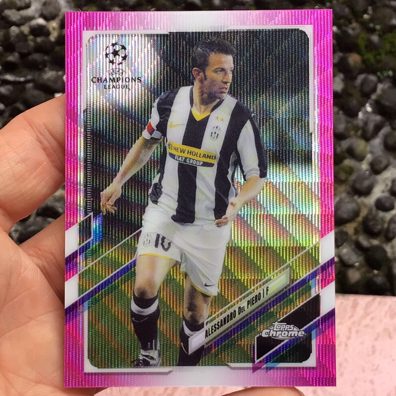 ALESSANDRO DEL PIERO KARTU CHROME PINK PRIZM