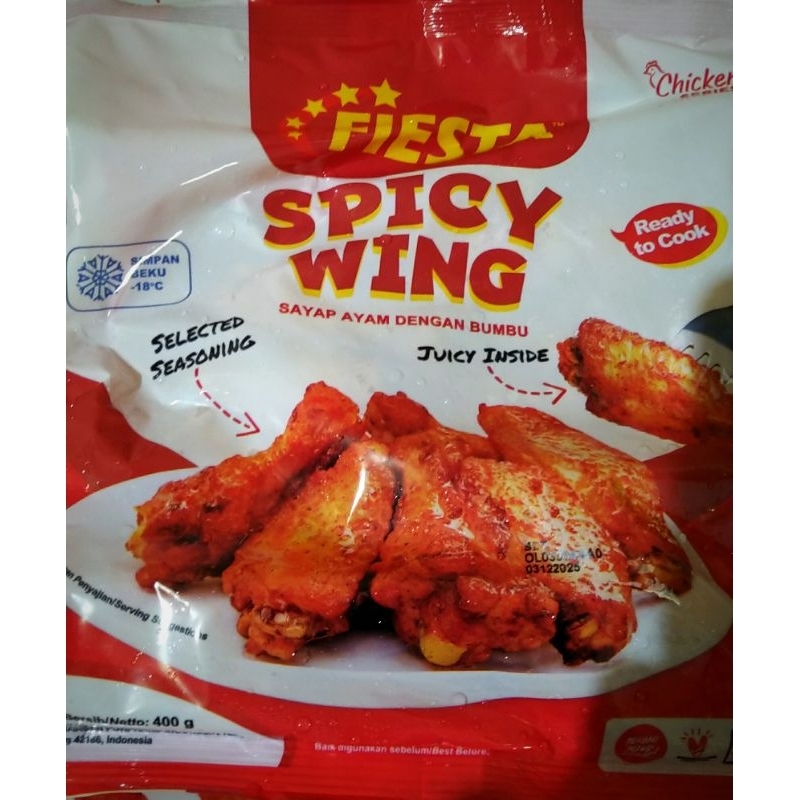 

Fiesta Spicy Wing 400gr