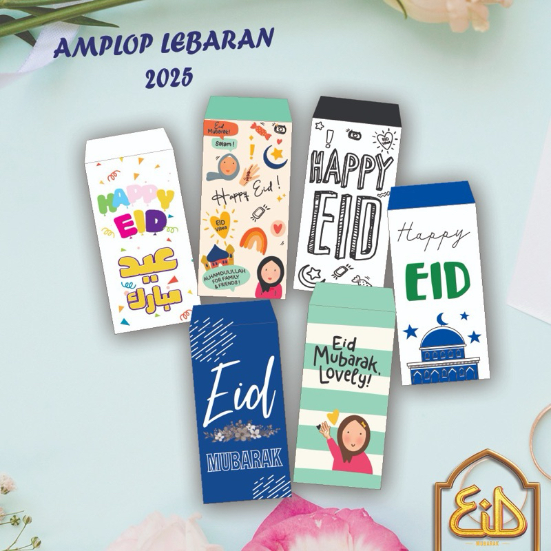 

{ 10 PCS }AMPLOP ANGPAU LEBARAN TERBARU/ AMPLOP UANG LEBARAN 2025 MURAH unik