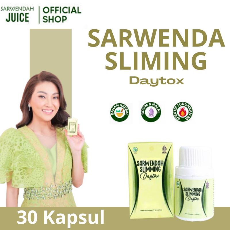Sarwendah Juice Detox Isi 30 Kapsul Diet Slimming Pembakar Lemak Dan Pelangsing Tubuh