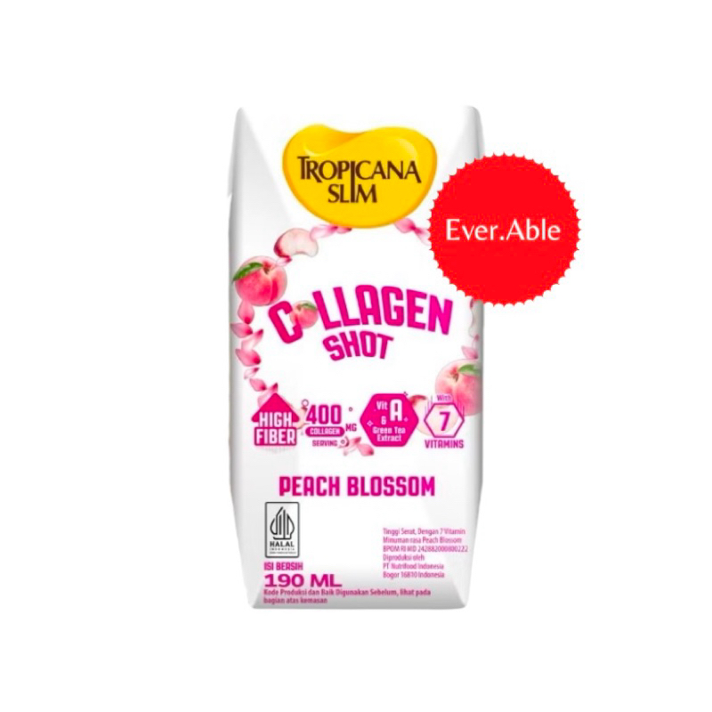 

TROPICANA SLIM COLLAGEN SHOT PINK BLOSSOM 190 ML