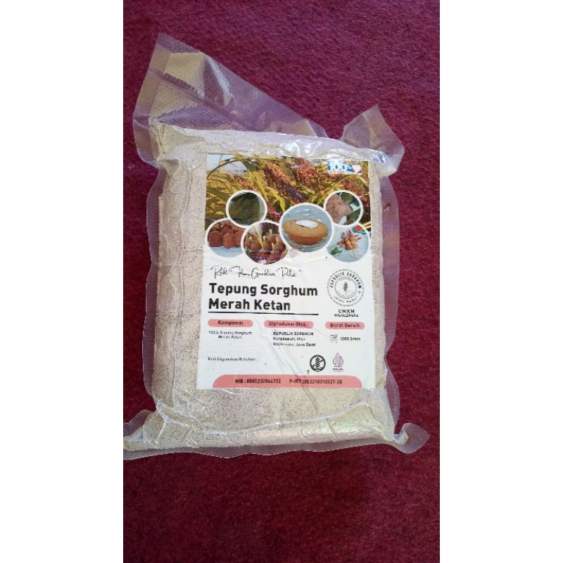 

Tepung sorghum / gundem merah ketan.
