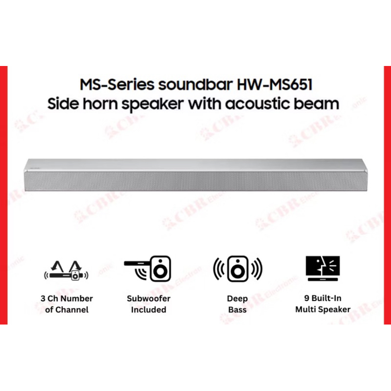 Soundbar SAMSUNG HW-MS651