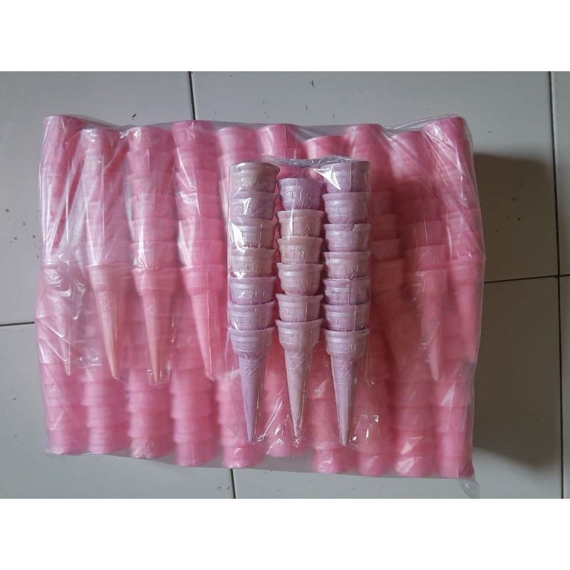 

cone eskrim 4cm isi 400 pcs