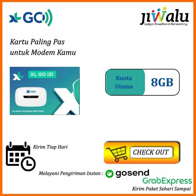 Kartu Perdana XL GO | Khusus Perangkat MiFi (Modem Portable WiFi)