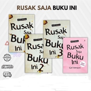 Buku Gabut bisa di Sobek Judul rusak saja buku ini 1 2 3 The Journal & Girl Version sony adams ns in