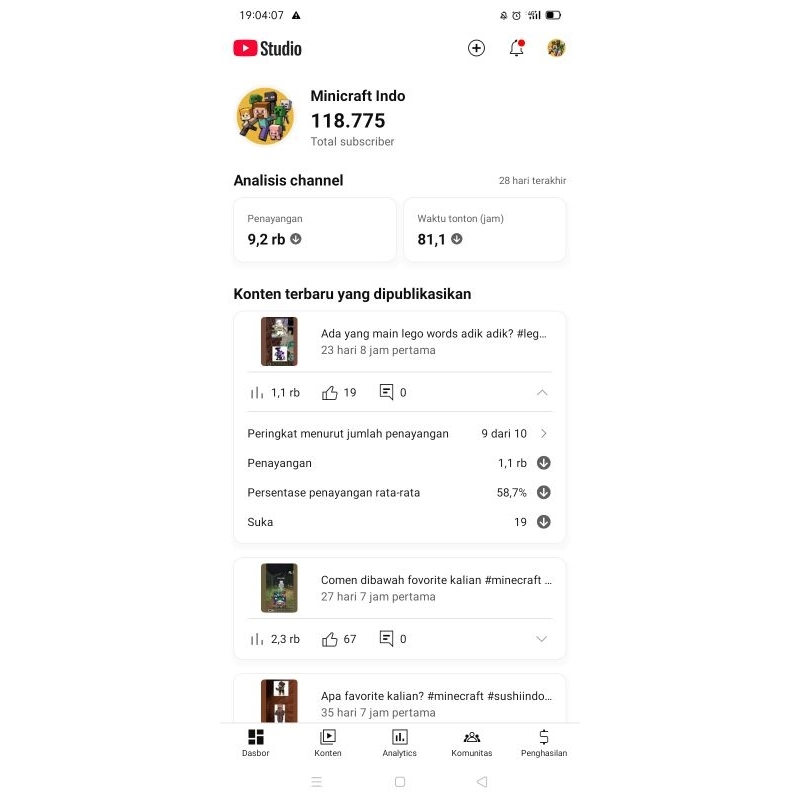 akun youtube 100k subs