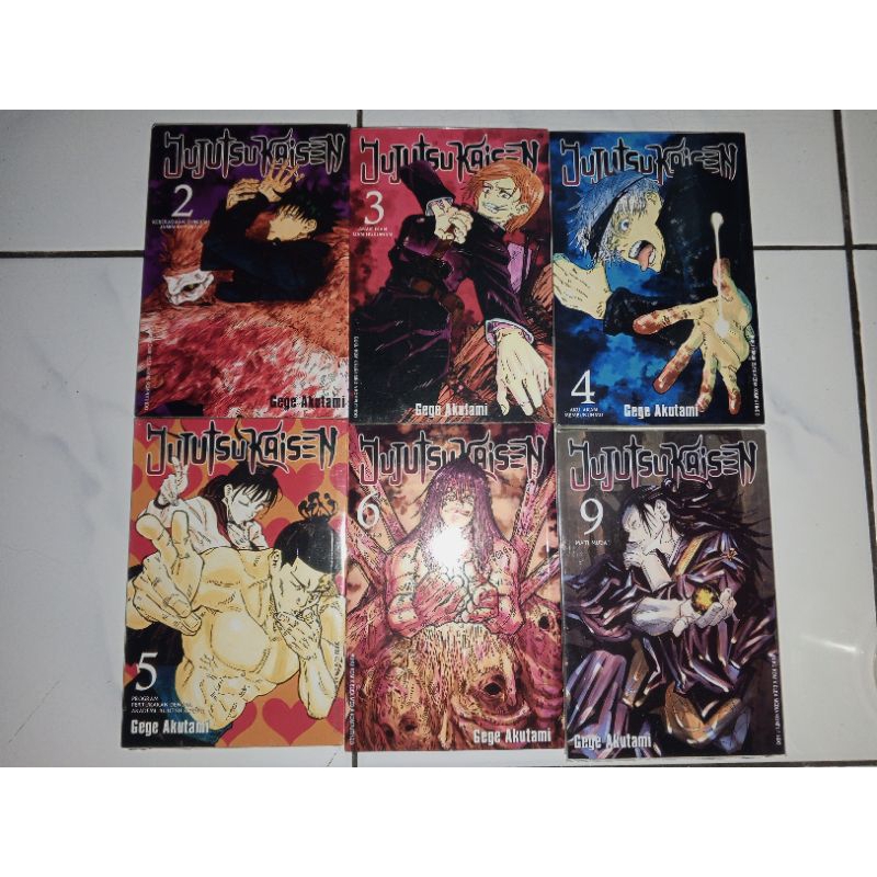 PRELOVED KOLPRI Komik Jujutsu Kaisen/JJK vol.2/3/4/5/6/9GOOD CONDITION (cek deskripsi)