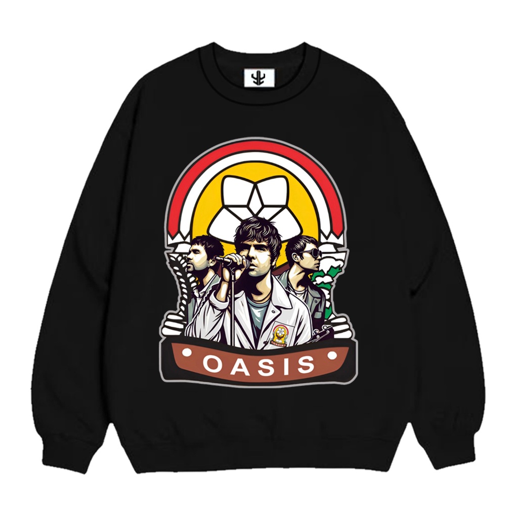 Yinyanks Crewneck ynyks Oasis parodi oasis sweatshirt Unisex plesetan