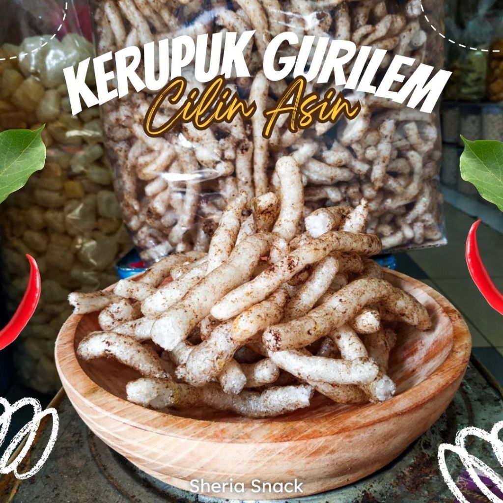 

Kerupuk Gurilem Cilin Asin - Renyah Gurih 250gr & 500gr