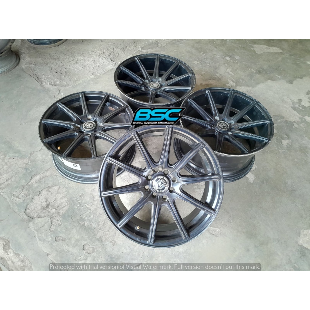 Velg Racing Celong Bekas R17 Milano Pcd 4x100 4x114 Ring 17 Buat Livina Xenia Vios Yaris Sigra Pelek