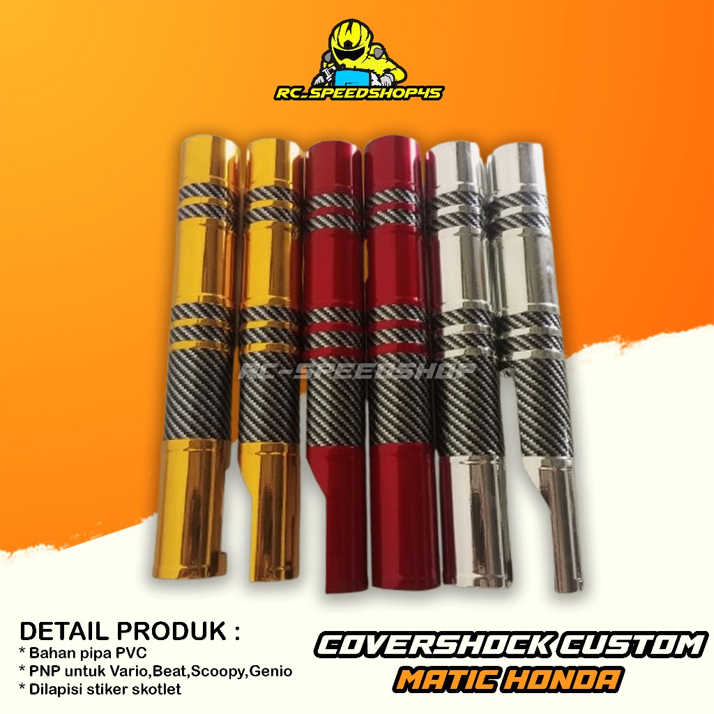 COVERSHOCK VARIASI MOTOR CUSTOM / COVER PELINDUNG SHOCK MOTOR CUSTOM / COVERSHOCK MOTOR CUSTOM TERMU