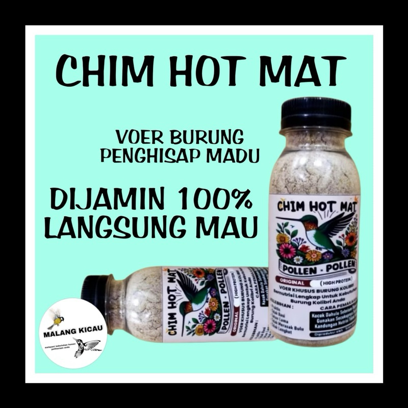 VOER PELET HALUS BURUNG SOGON KONIN SUNBIRD