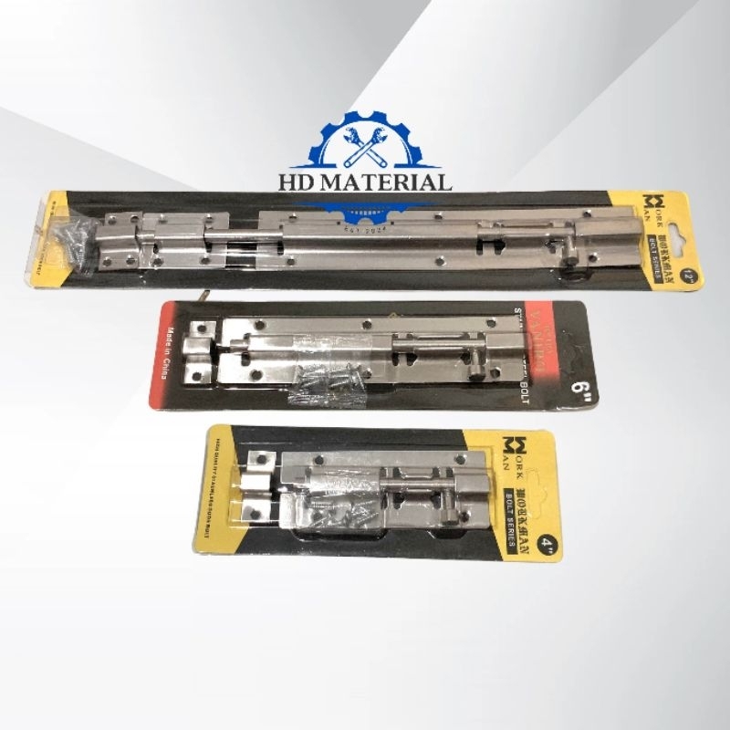 Grendel Pintu Stainless / Grendel Pintu Tebal / Grendel Pintu Kuat / Grendel Pintu Stainless Tebal /