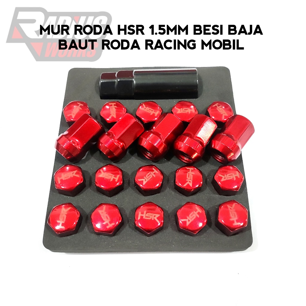 mur roda hsr ukuran 1.5 mm  mur roda variasi mobil