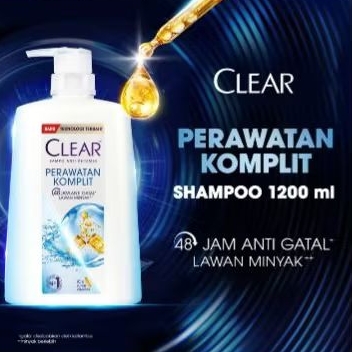 Clear Perawatan Komplit Shampoo 1200 ml
