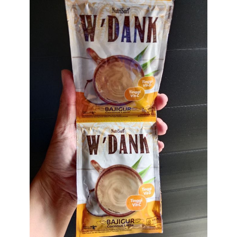 

Nutrisari W'dank Bajigur 1 Renceng isi 10 Sachet