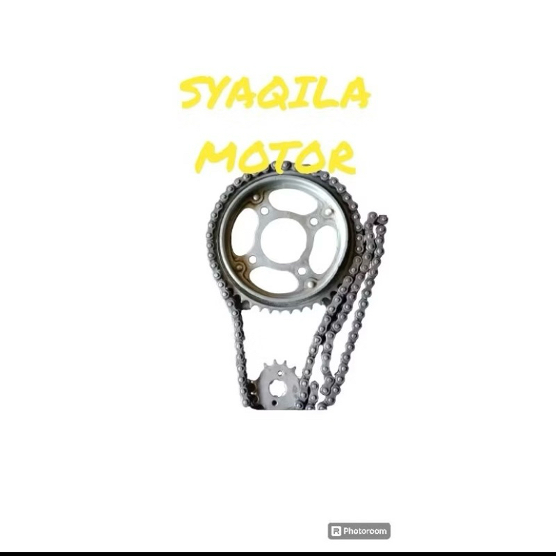 Gir set Gear set plus rantai honda verza copotan original