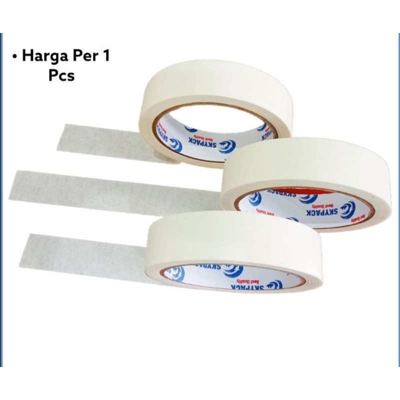 

Masking tape 24mm dan masking tape 12mm / Isolasi kertas 24mm berkualitas [1inch 2,5cm] / isolasi kertas 12mm