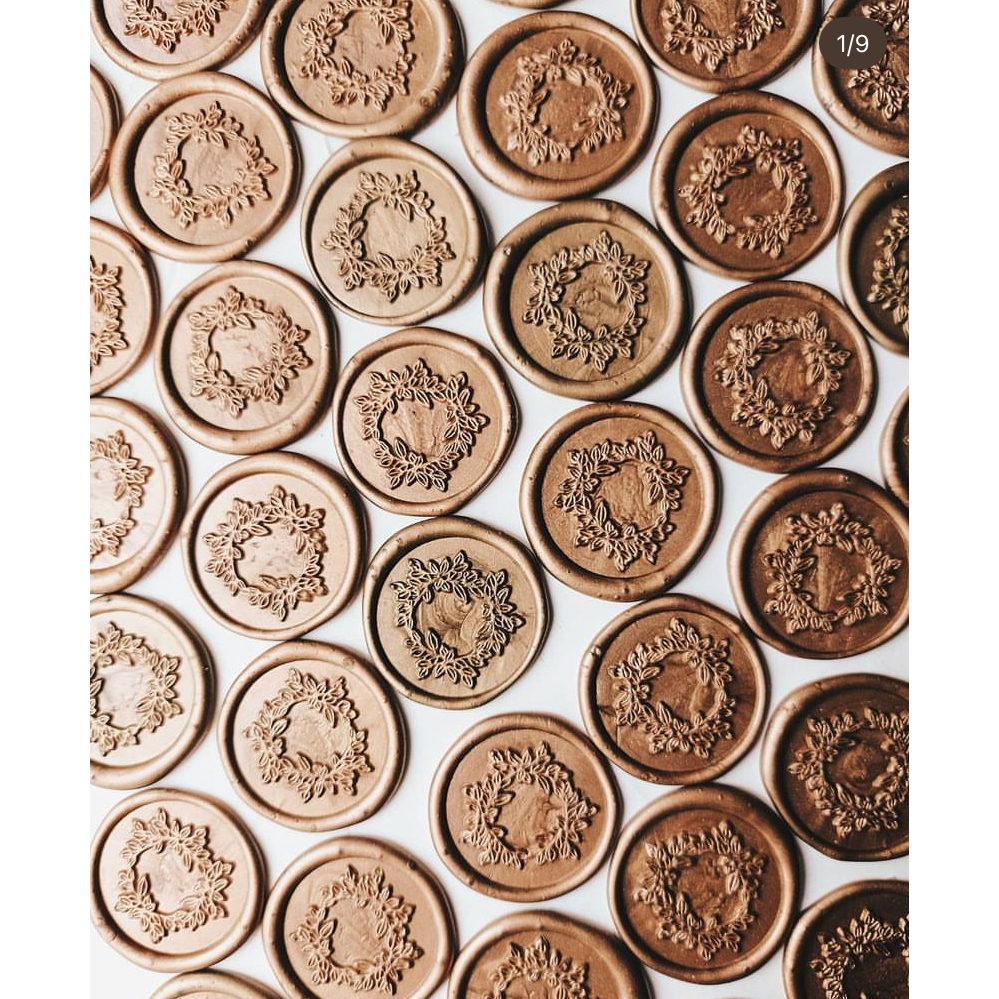 

(CLG) EVERLASTING - 1 Pcs seal wax coin sticker siap pakai ready stock (Include double tape) / souvenir pernikahan / accesories / calligraphy / journaling / undangan / hampers