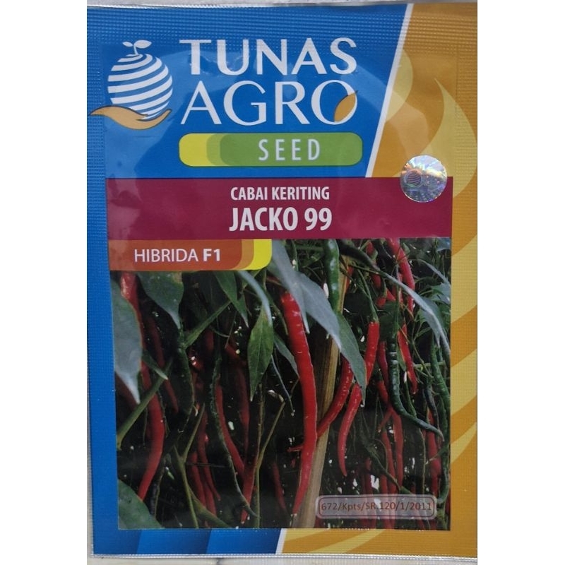 Cabai Keriting Jacko 99 F1 10 gr Tunas Agro