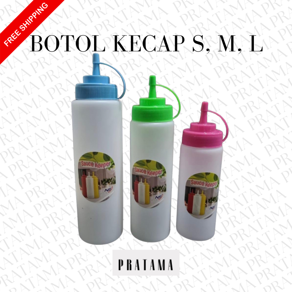 Botol Kecap / Botol Saos / Botol Kecap KECIL (Uk. S)