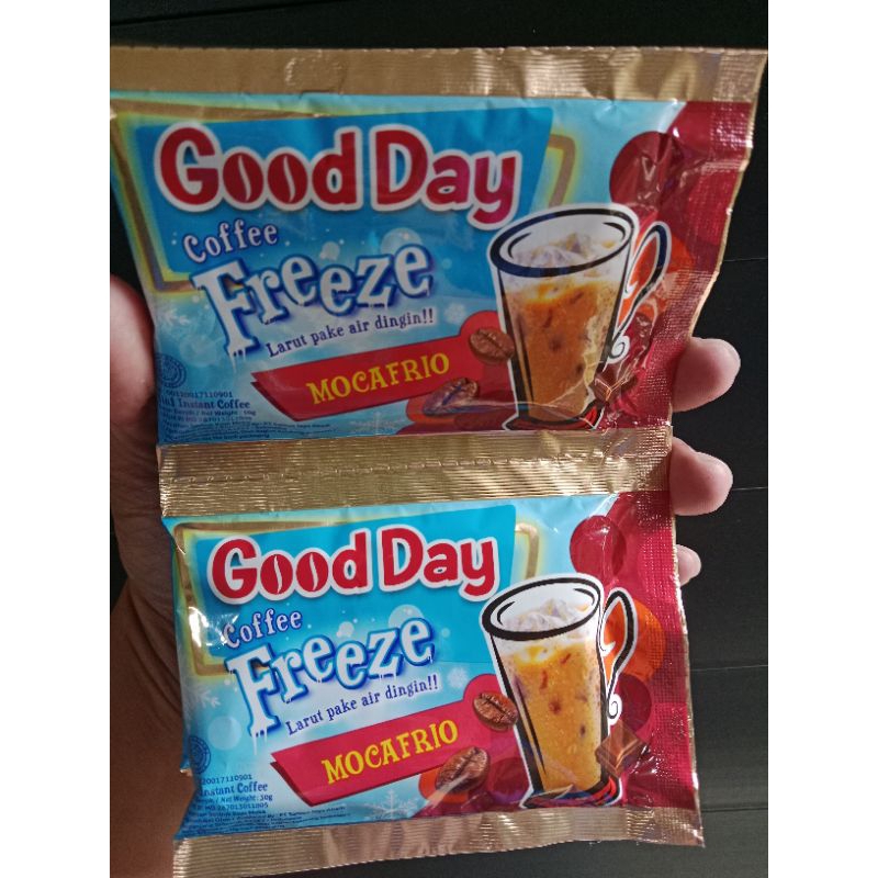 

Good Day Mocafrio 1 Renceng isi 10 Sachet