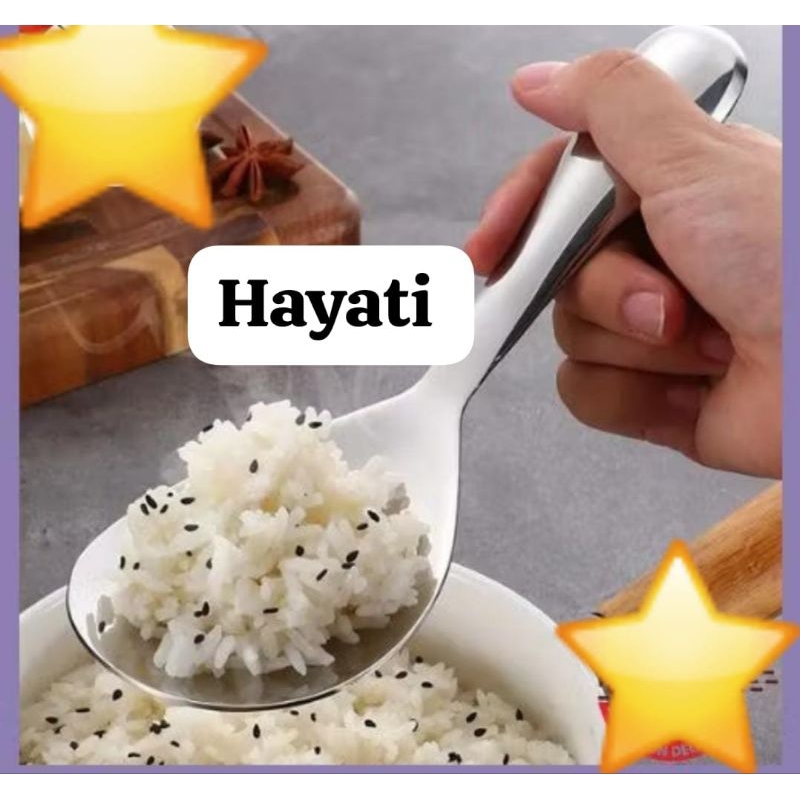 centong nasi stainless centong tebal