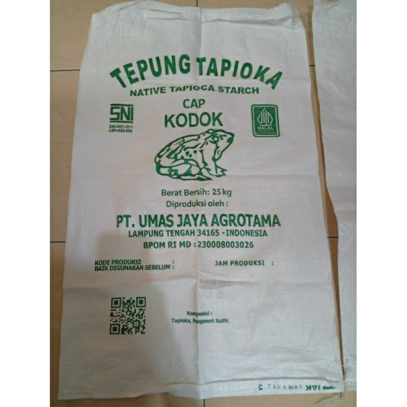 karung second/bekas tepung terigu/merek random 10 pcs