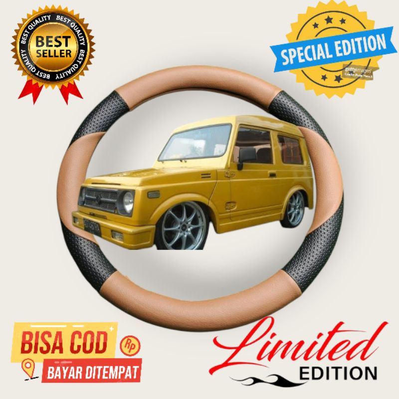 Cover Stir,Pelindung Stir,Bungkus Stir,Sarung Stir Mobil Suzuki Katana, dll