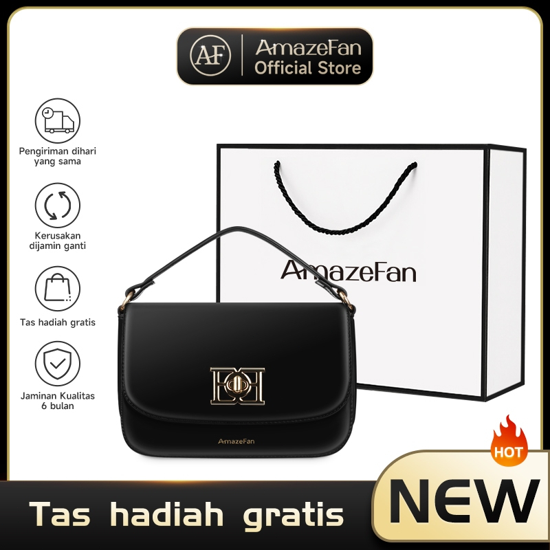 AmazeFan Tas Selempang Wanita Tas Slingbag Fashion Shoulder Bag | Free Papper Bag + Box | Tas kondan