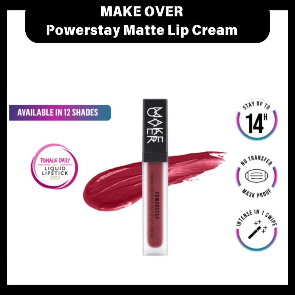 Make Over Powerstay Transferproof Matte Lip Cream 7g