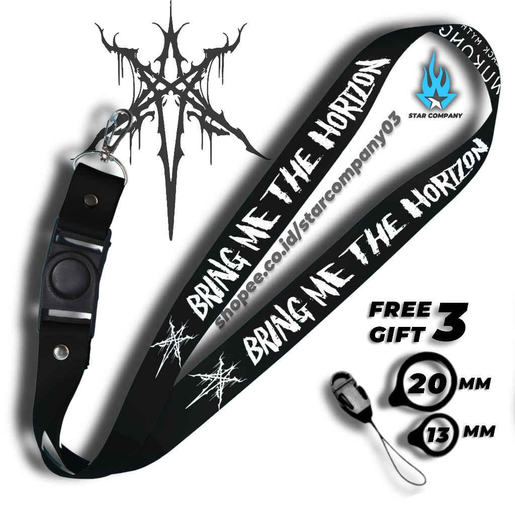 

LANYARD BMTH LOGO V2 GANTUNGAN HANDPHONE & UNTUK ID CARD