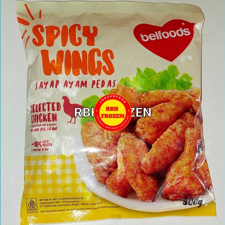 

Belfoods Favorite Spicy Wings / Chicken Wings / Sayap Ayam Pedas 500 Gr