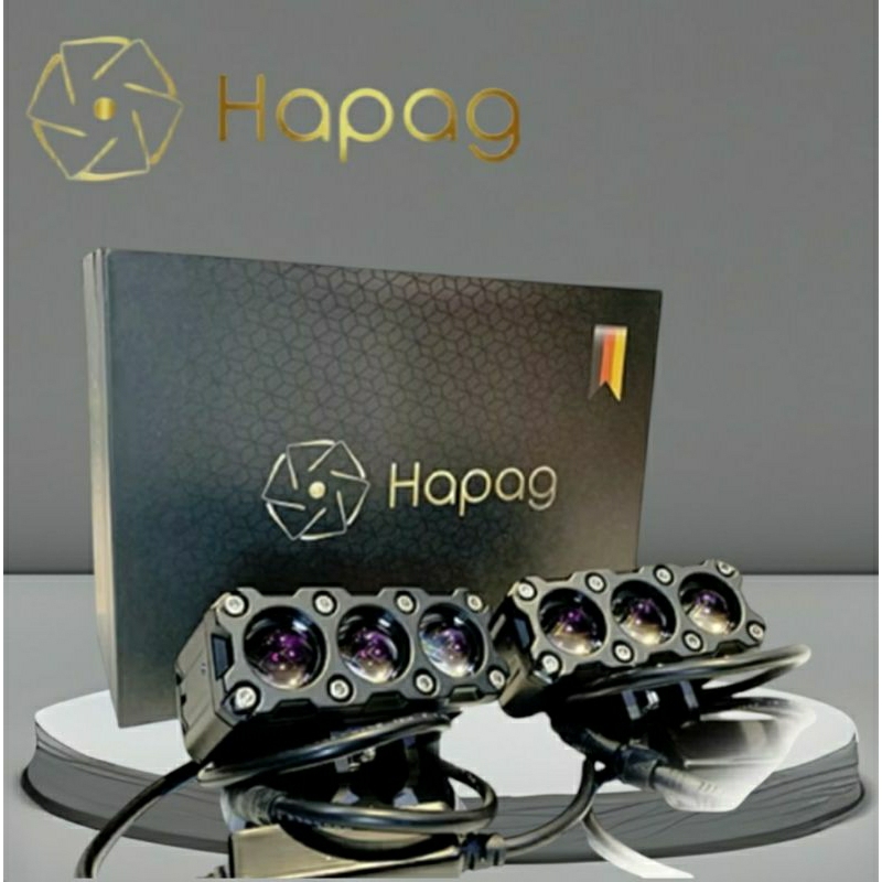 Hapag Laser 3 Mata Foglamp Mini Laser