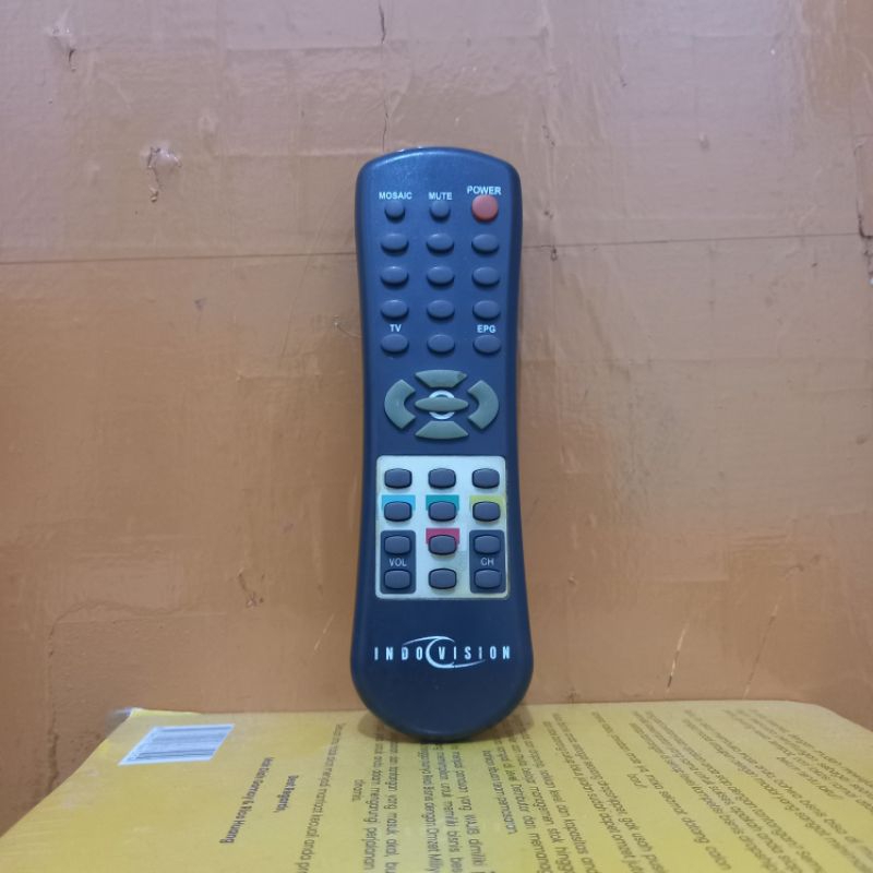 REMOTE STB INDOVISION ORIGINAL TANPA TUTUP BATERAI
