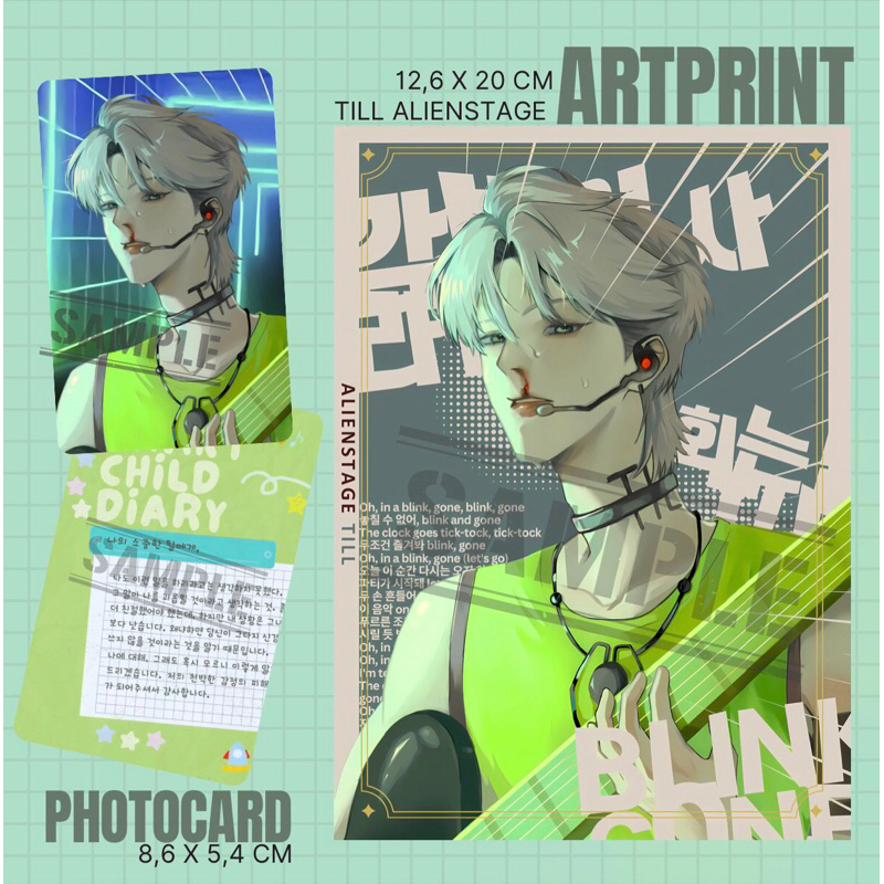 ALIENSTAGE TILL PHOTOCARD/ARTPRINT ( FANMERCH HANDMADE )