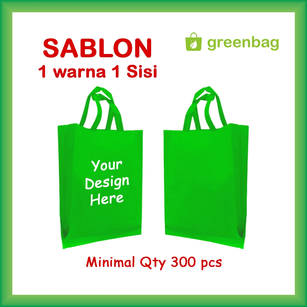 

Sablon Goodie Bag Nonwoven Tas Spunbond