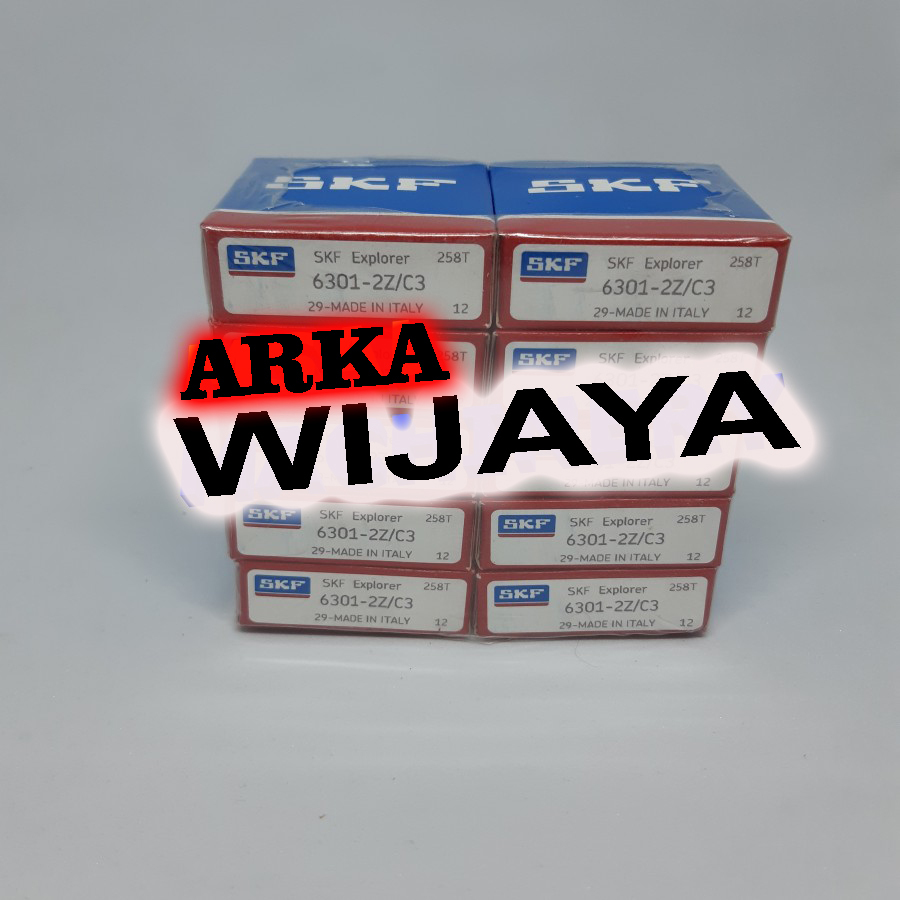 BEARING 6301 ZZ / 6301ZZ / 6301 2Z SKF C3