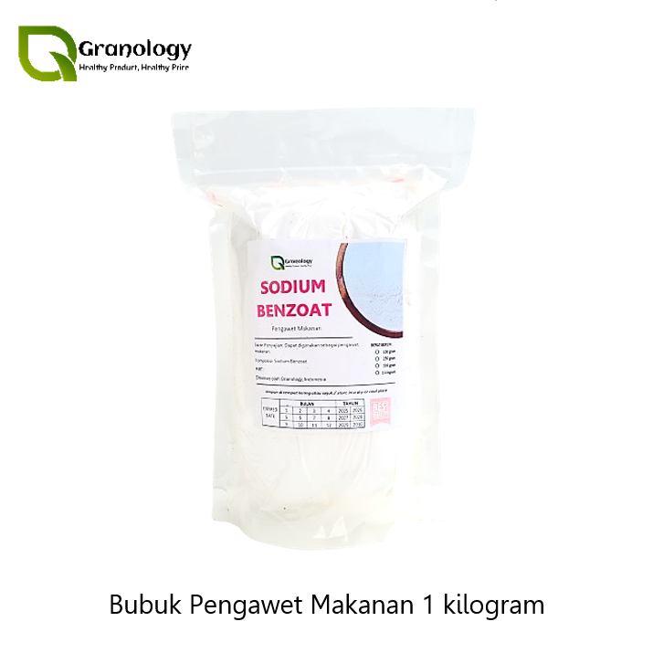 

Pengawet Makanan / Sodium Benzoat (1 kilogram) by Granology