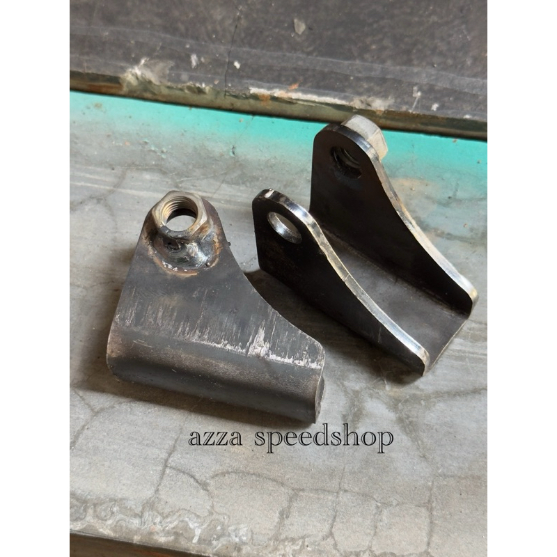 dudukan skok bawah lebih tinggi 1cm model racing pnp CB GL100 pall swing arm pangkon skok arm semua 