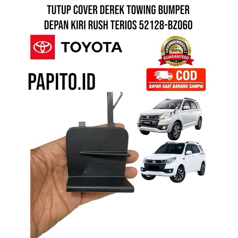 Tutup Derek Towing Bumper Bemper Depan Rush Terios 2015-2017