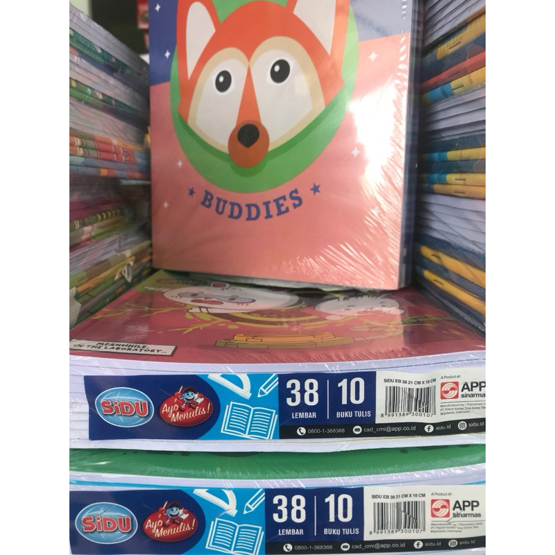 

BUKU TULIS SIDU 38 Lembar 1 Pack