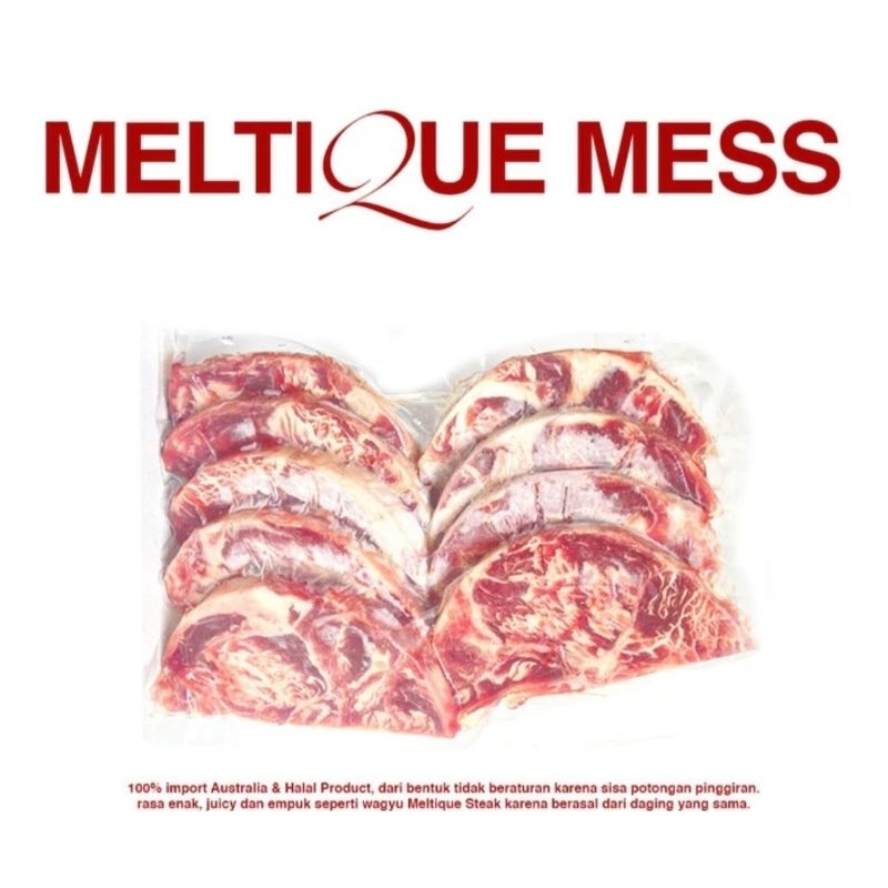 

daging sapi meltique mess steak frozen halal / meltik meat wagyu frosen